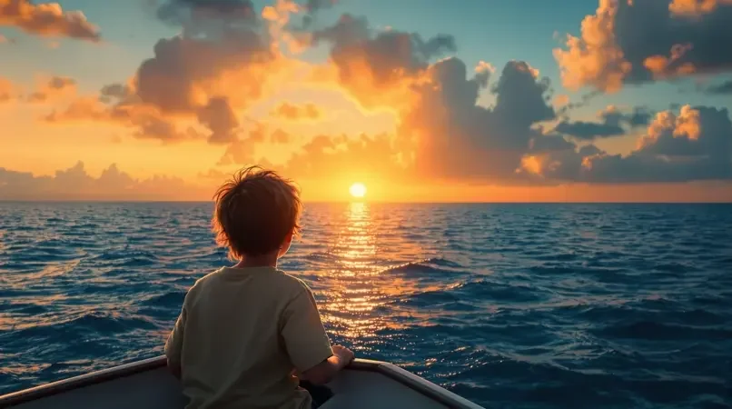 孩子与海 封面海报